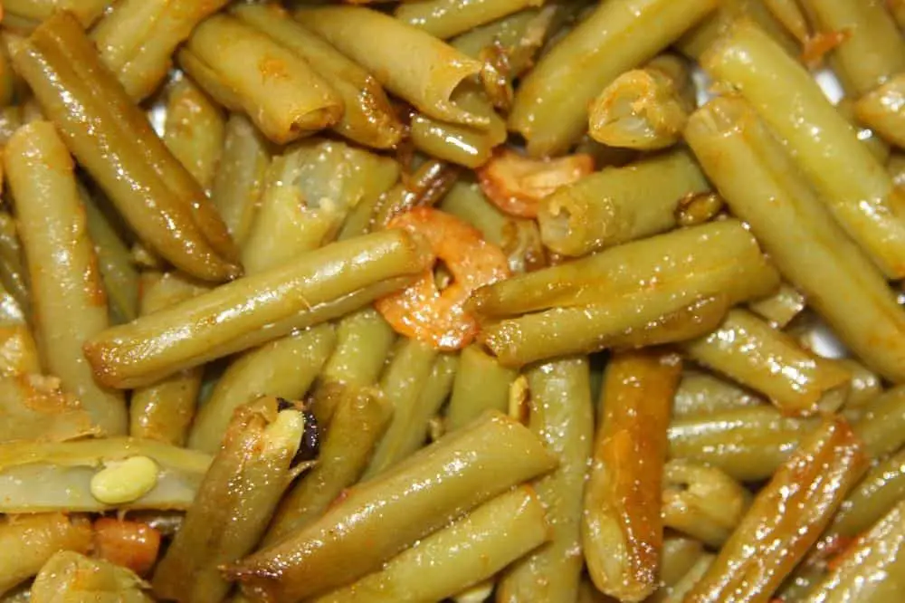 Green Beans with Garlic and Coriander