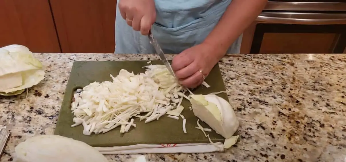  vacuum sealing and freezing cabbage