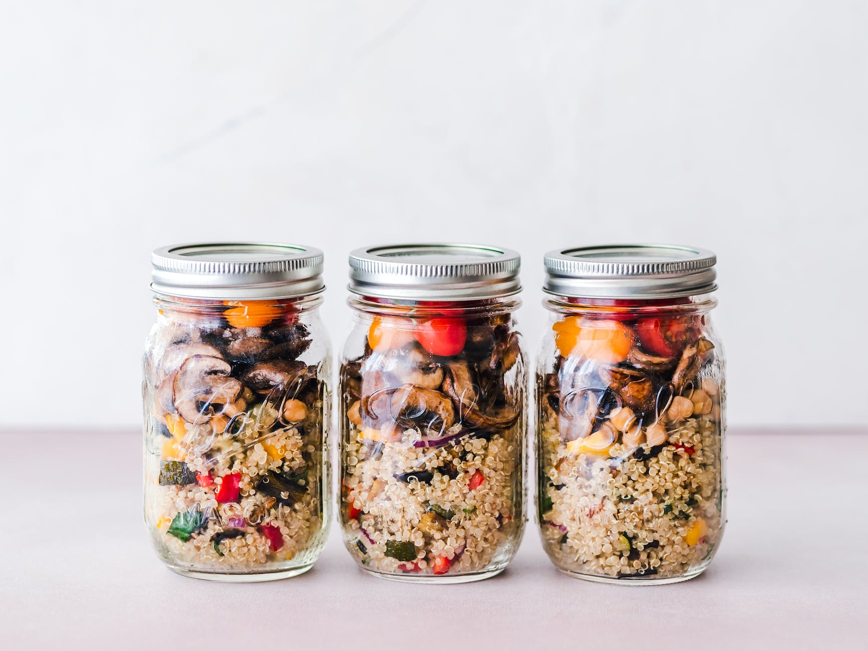 store my food in mason jars