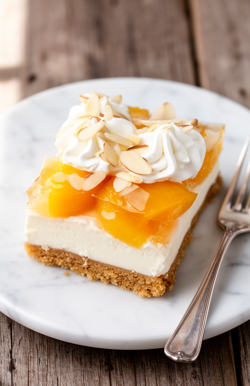 Easy No-Bake Peach Delight Dessert When You Need Something Fast