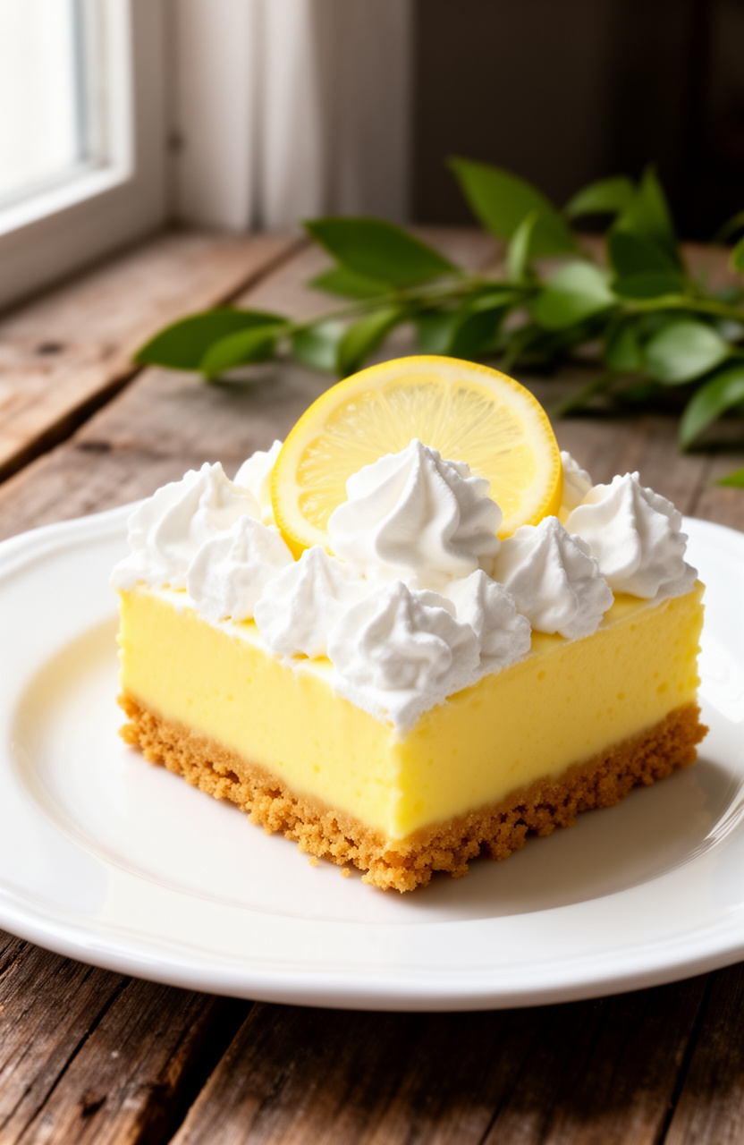 Backyard BBQ 5-Ingredient Lemon Icebox Dessert
