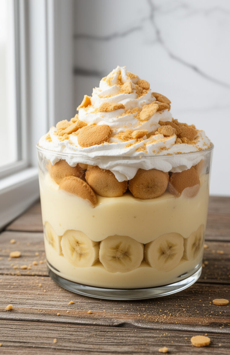 Banana Pudding Trifle with Vanilla Wafers