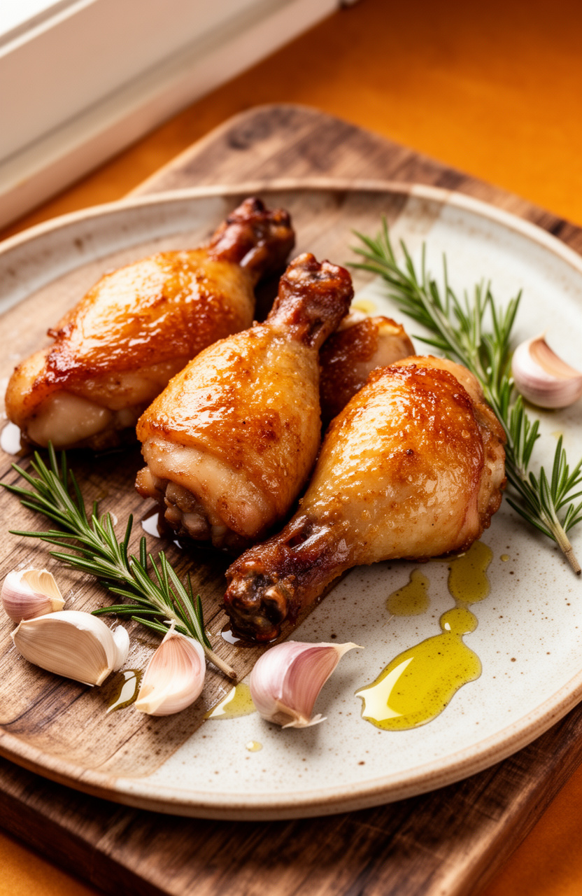 Crispy Chicken Thighs Recipe (Oven Baked Summer Dinner)