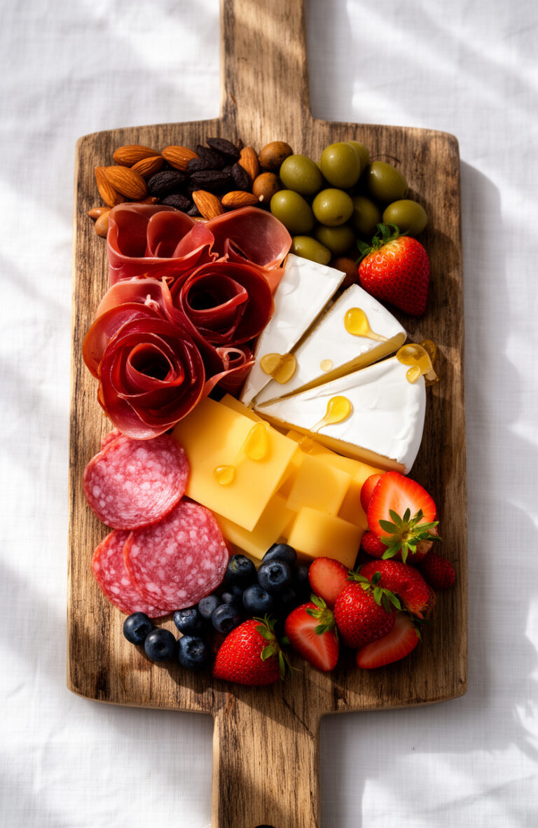 Easy Charcuterie Picnic Box (Aesthetic Outdoor Grazing Board for Summer)