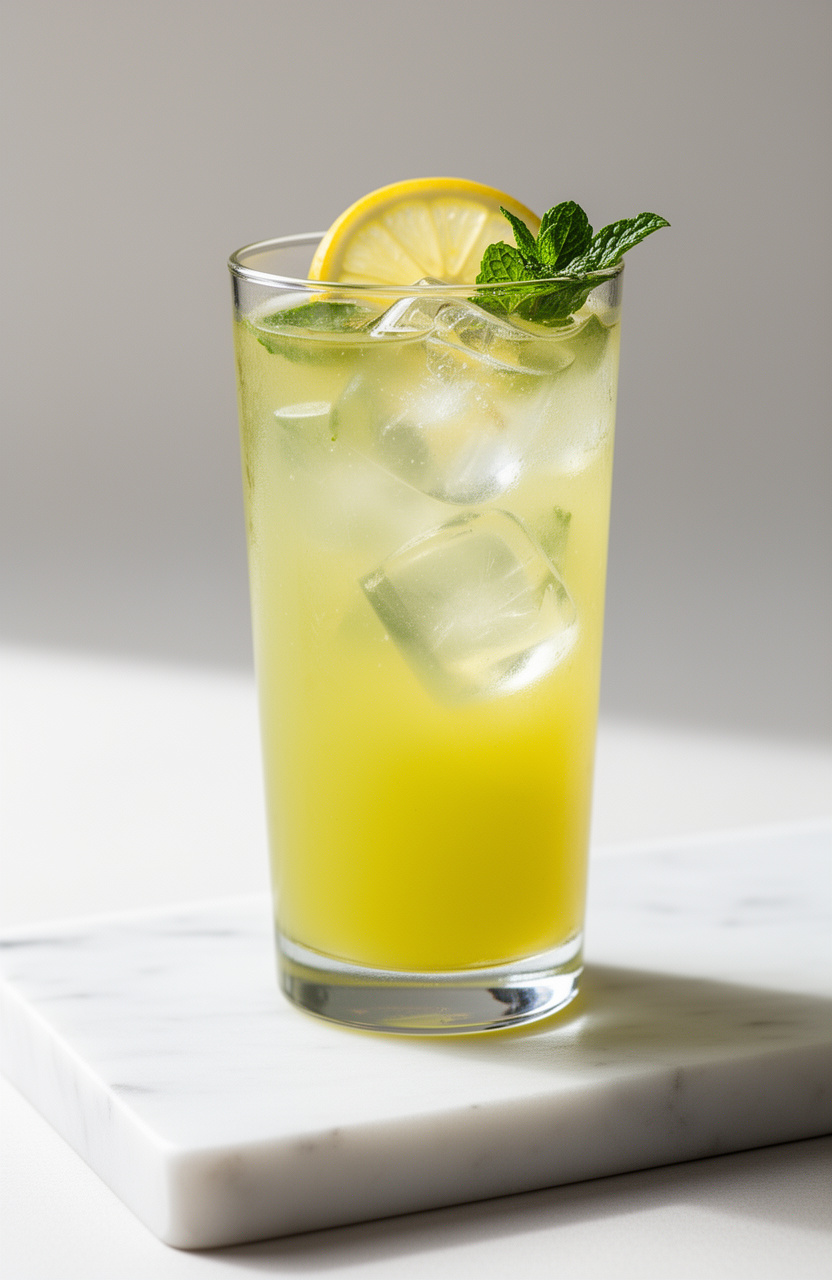 Easy Mint Lemonade Mocktail — Best Cold Non-Alcoholic Drink for Outdoor Picnics