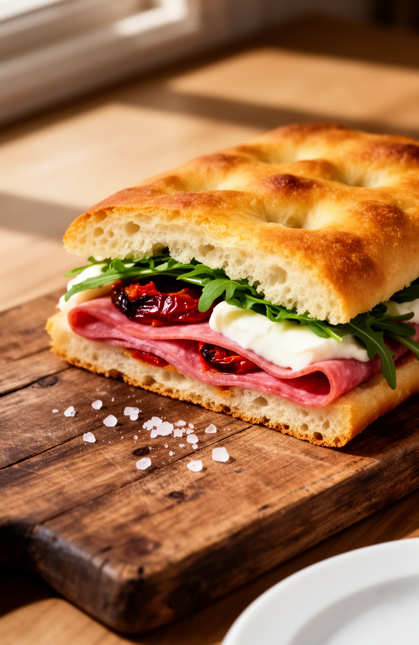 Fluffy Focaccia Picnic Sandwiches — Best Make-Ahead Outdoor Lunch Recipe
