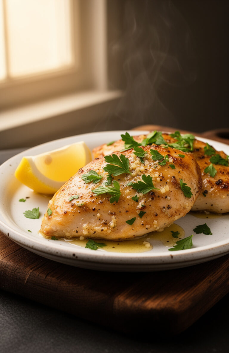 Garlic Butter Chicken Breast Recipe (Easy Weeknight Dinner)