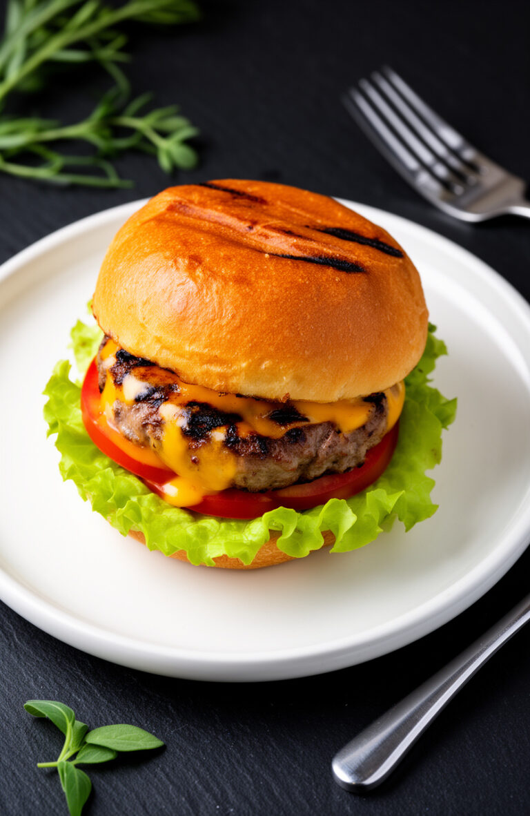 Juicy Cheese-Stuffed Burgers for Graduation Backyard BBQ Cookout