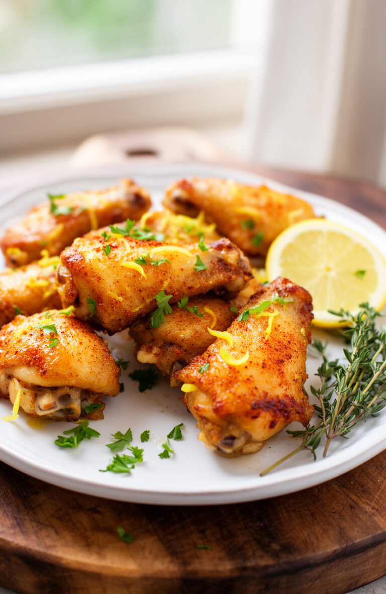 Light Summer Chicken Wings Marinade Recipe with Fresh Citrus Flavor