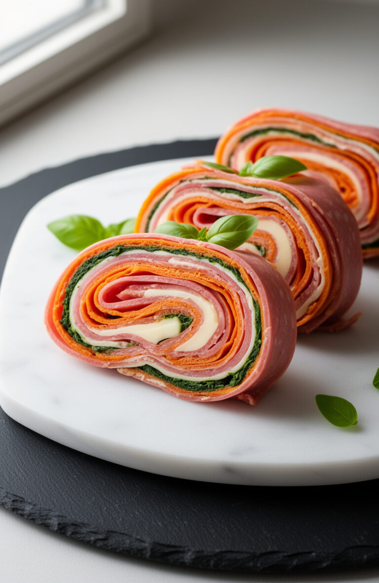 Make-Ahead Cold Italian Pinwheel Wraps for Graduation Party Finger Food