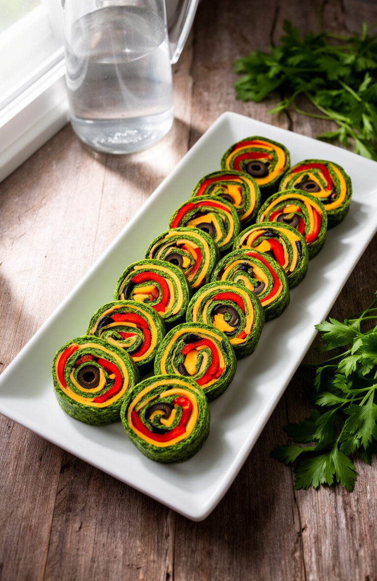 Make-Ahead Spinach Pinwheel Wraps for Grad Party Finger Food Buffet