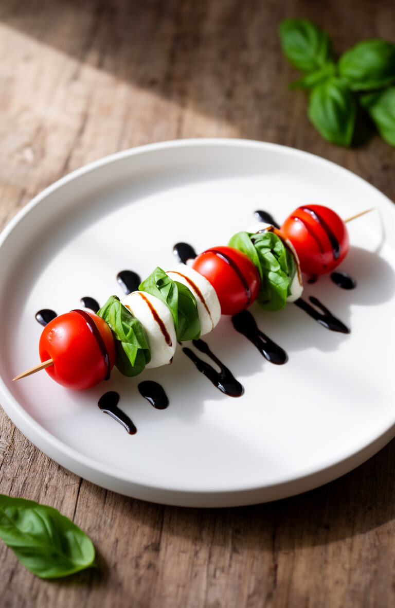 Mini Caprese Skewers — No-Fork Picnic Appetizer Everyone Loves