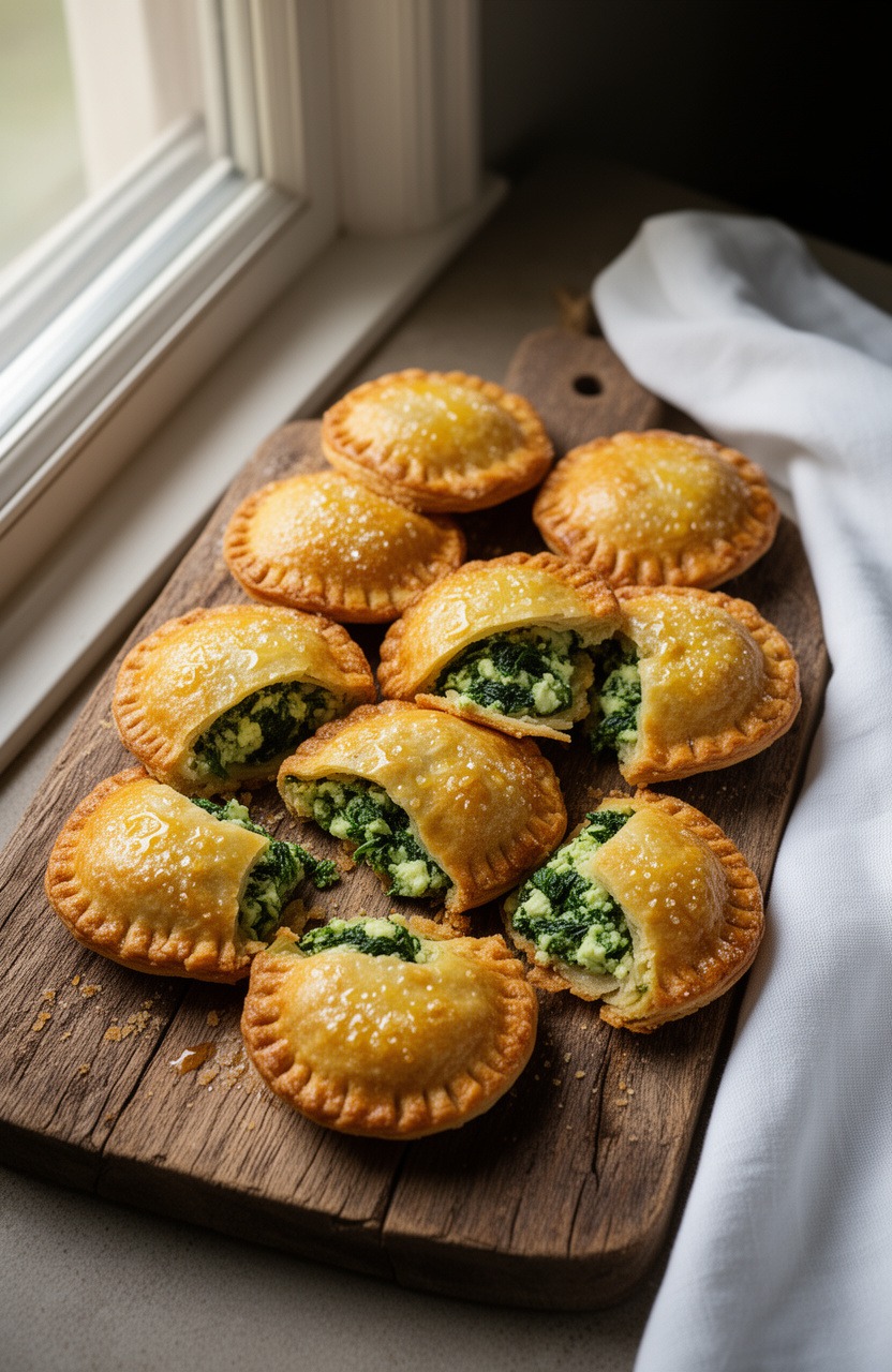 Mini Spinach & Feta Hand Pies — Easy Picnic Finger Food Everyone Will Love
