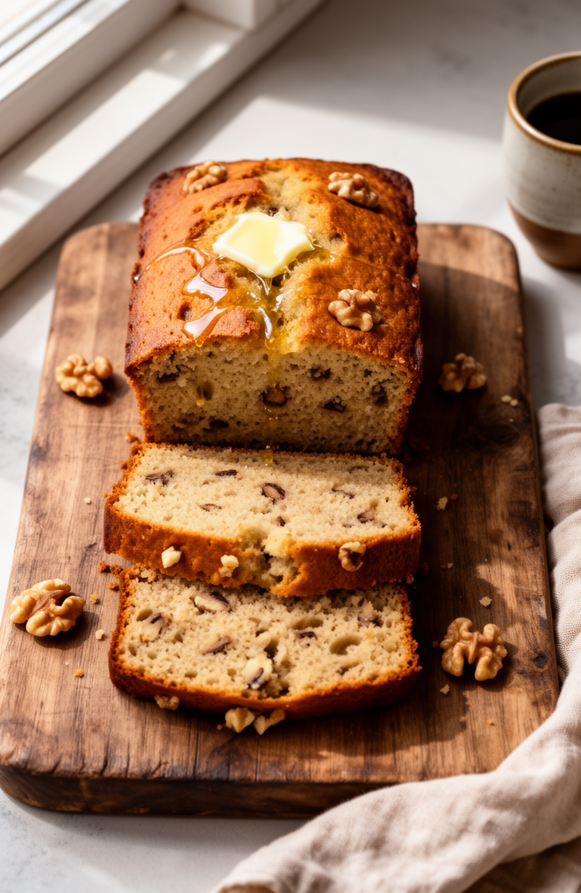Moist Banana Bread Recipe (Soft and Easy Homemade Loaf)
