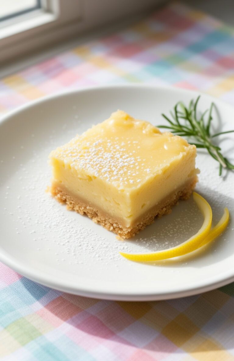 No-Bake Lemon Bars — Easy Summer Picnic Dessert That Travels Well