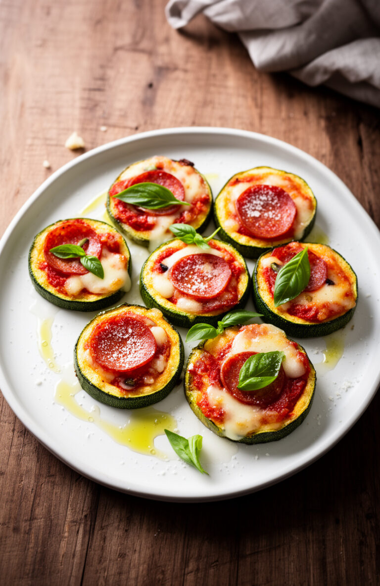 Quick Zucchini Pizza Bites for Easy Graduation Party Appetizer Spread