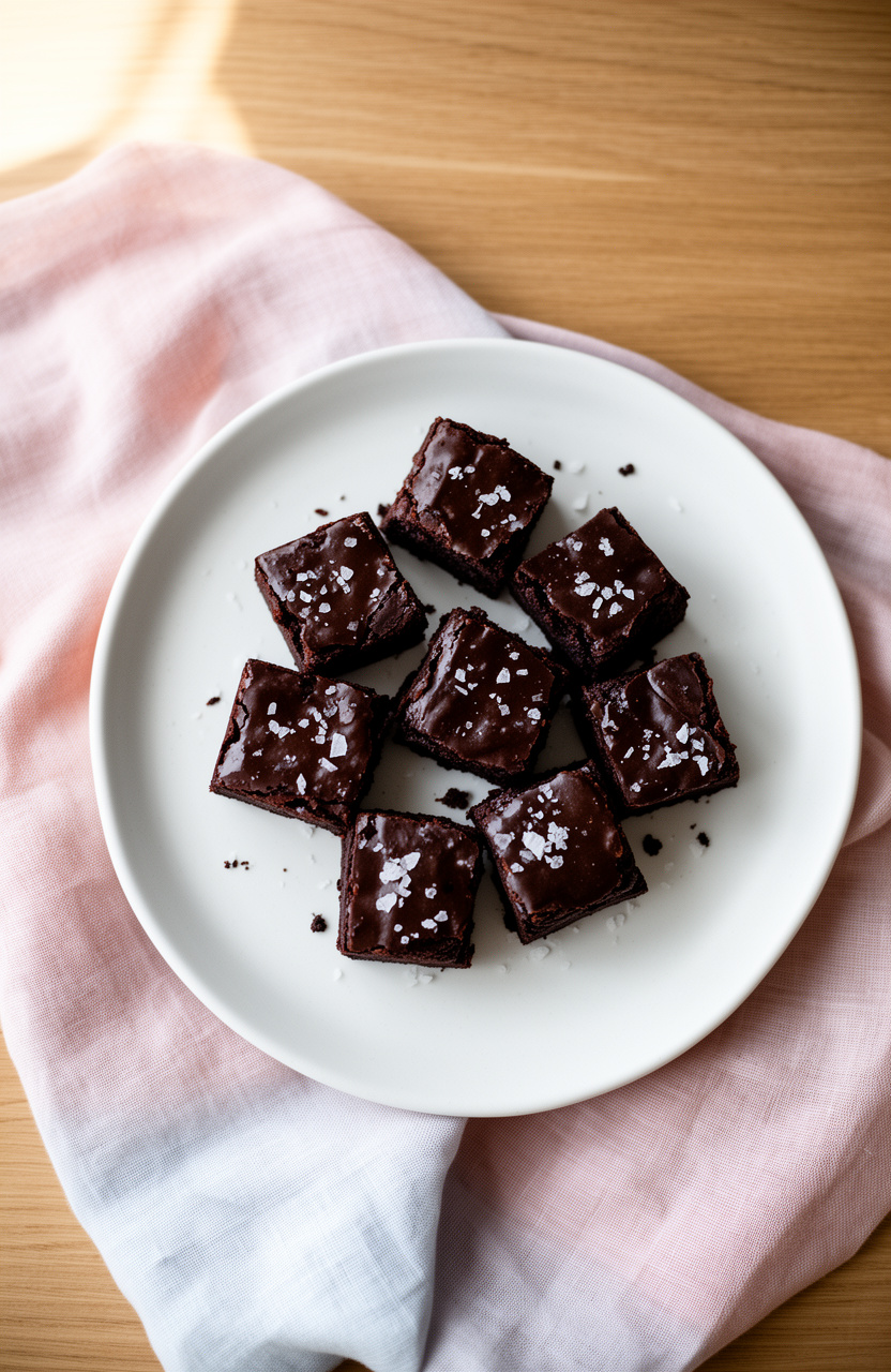 Sea Salt Brownie Bites: The Best Picnic Dessert for a Crowd