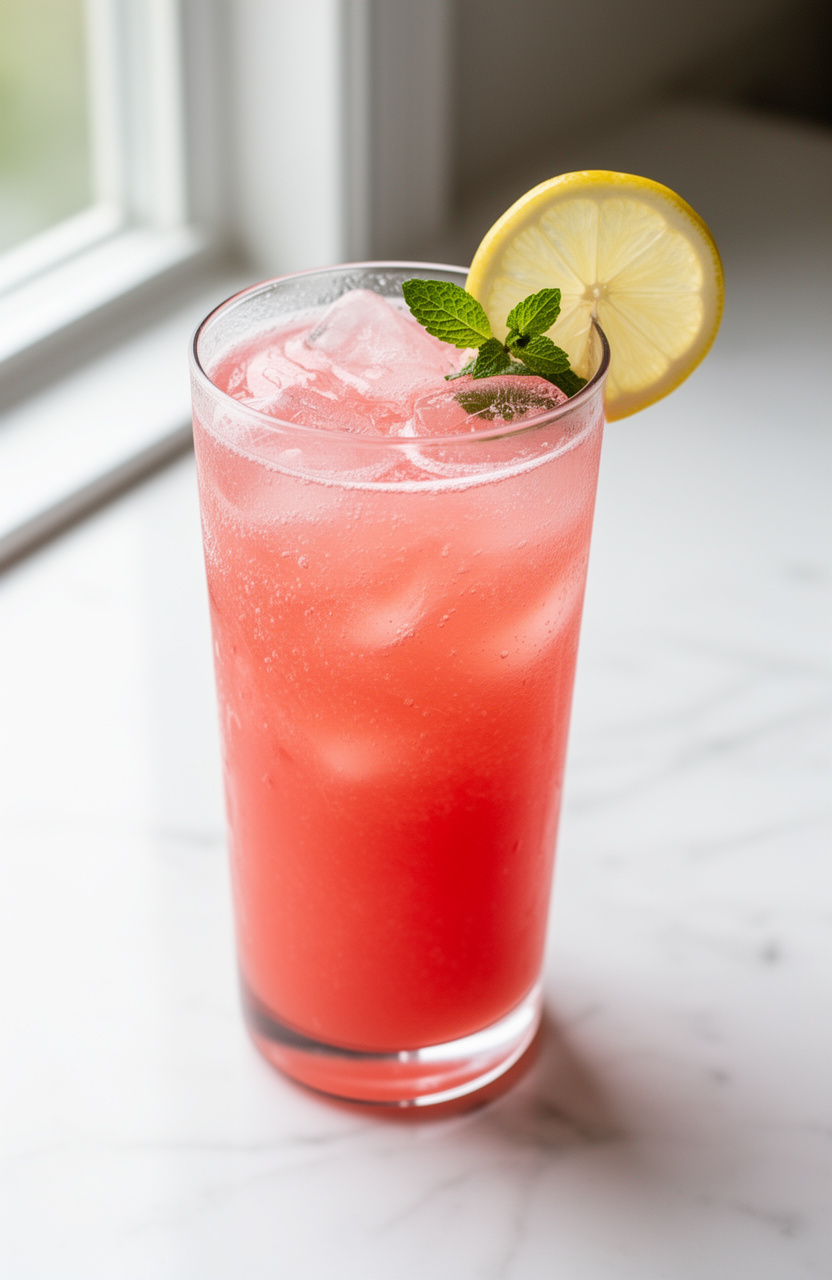 Sparkling Watermelon Lemonade — Easy Refreshing Summer Picnic Drink Recipe