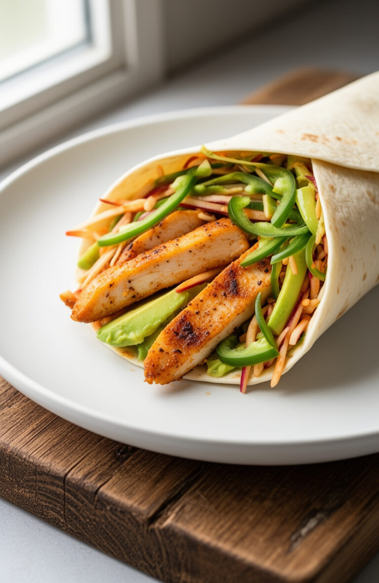 Spicy Chicken Wraps for a Graduation Party Lunch Crowd