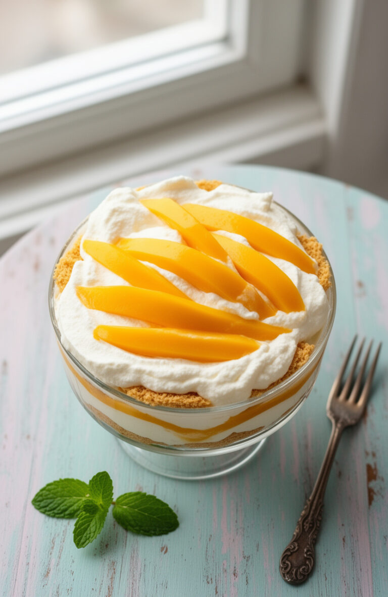 Summer Potluck Creamy Mango Float Dessert Everyone Loves