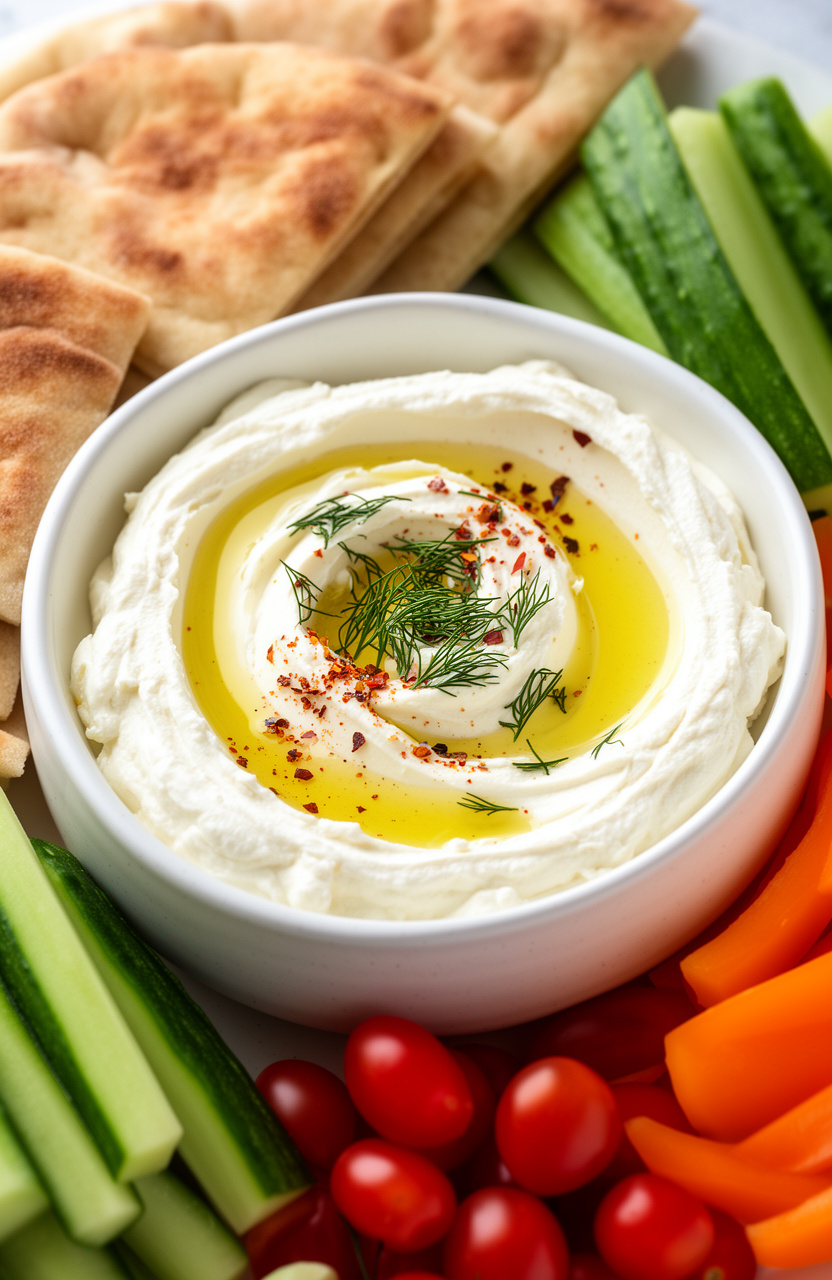 Viral Cottage Cheese Veggie Dip — High-Protein Picnic Snack Idea for Summer