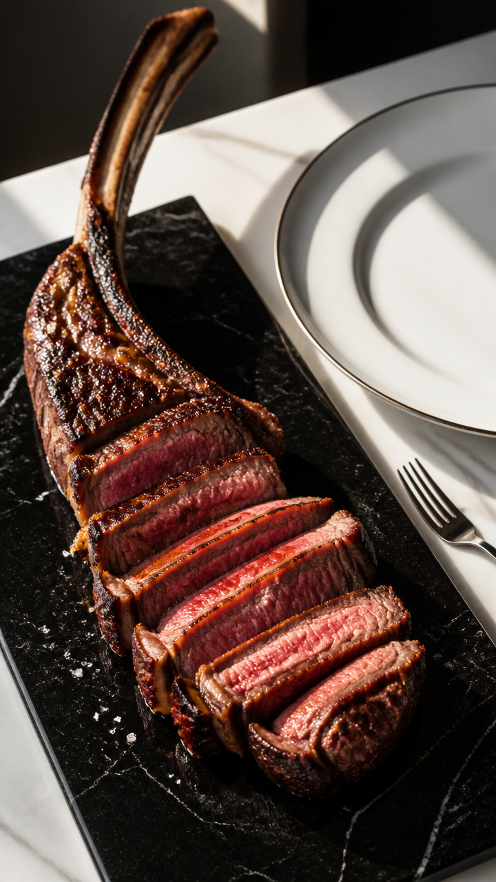 BBQ Tomahawk Steak for Ultimate Father’s Day Feast