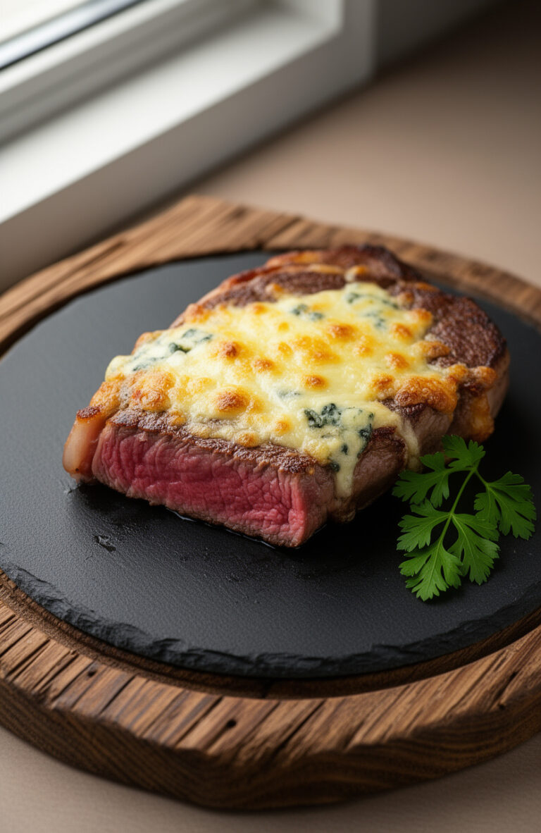Blue Cheese Crusted Steakhouse-Style Steak