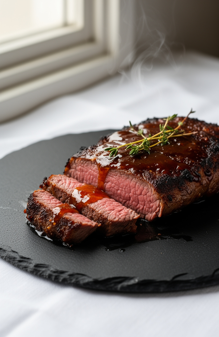 Easy BBQ Sirloin Steak with Homemade Steak Rub