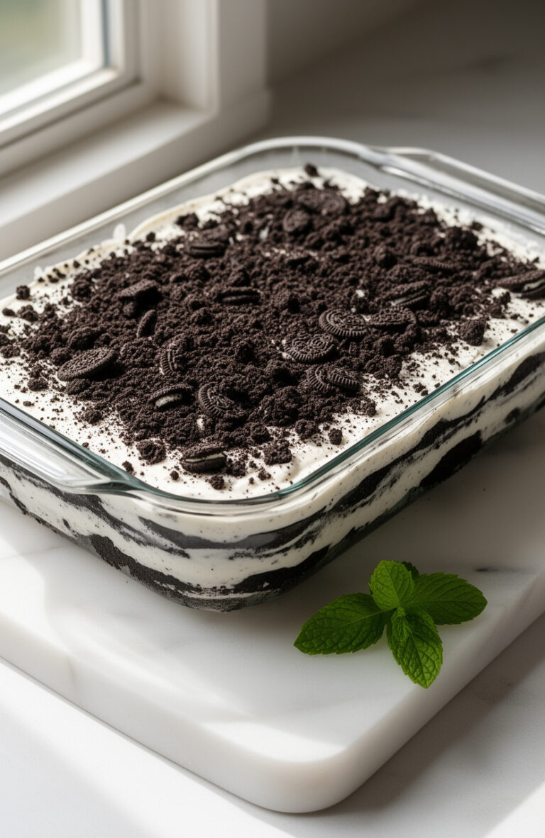 No-Bake Oreo Icebox Cake For Easy Summer Entertaining
