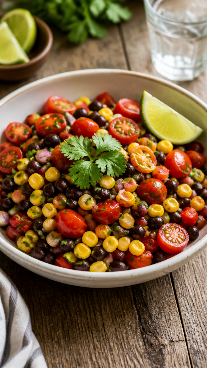 Quick Southwest Corn and Black Bean Salad Recipe
