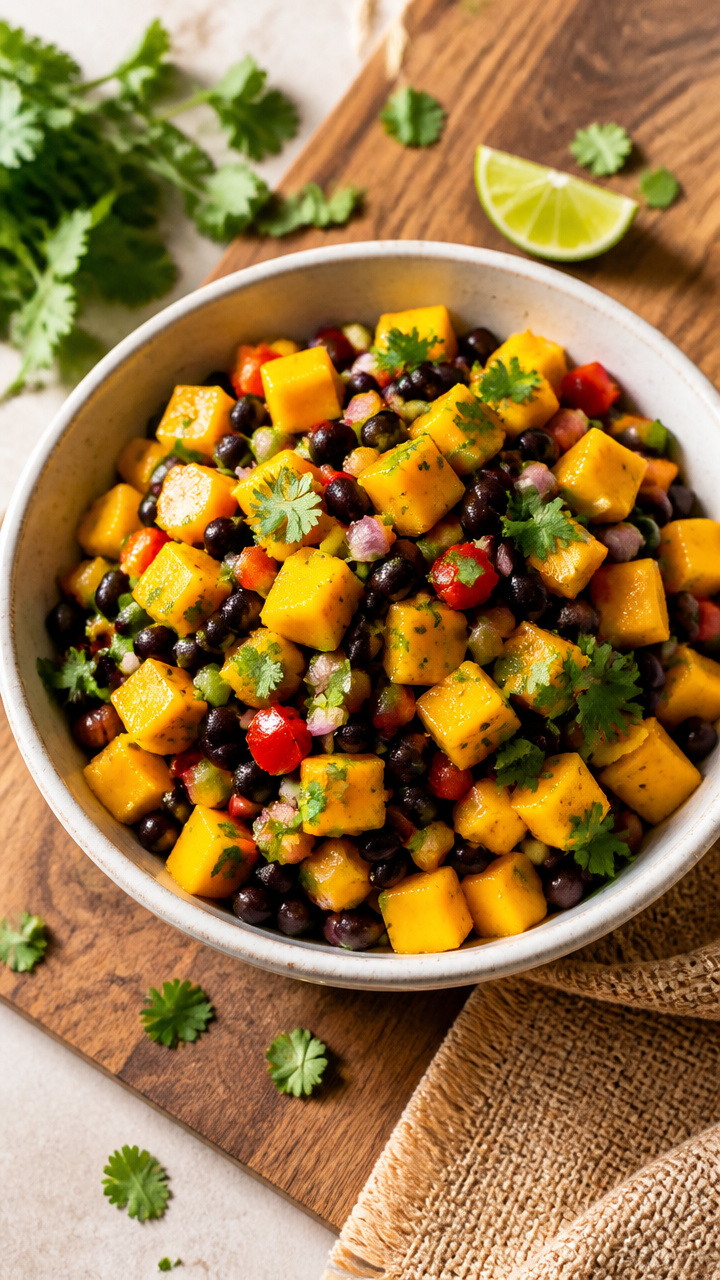 Refreshing Mango Black Bean Salad for Hot Summer Days