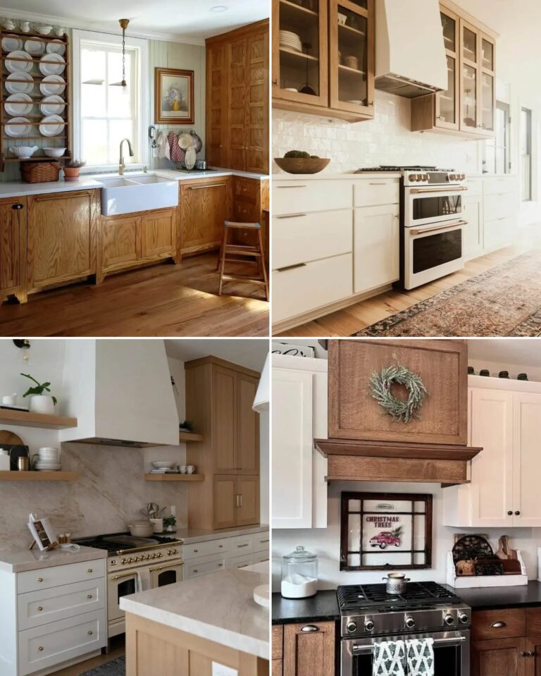 16 Modern Kitchen Designs with Oak Cabinets