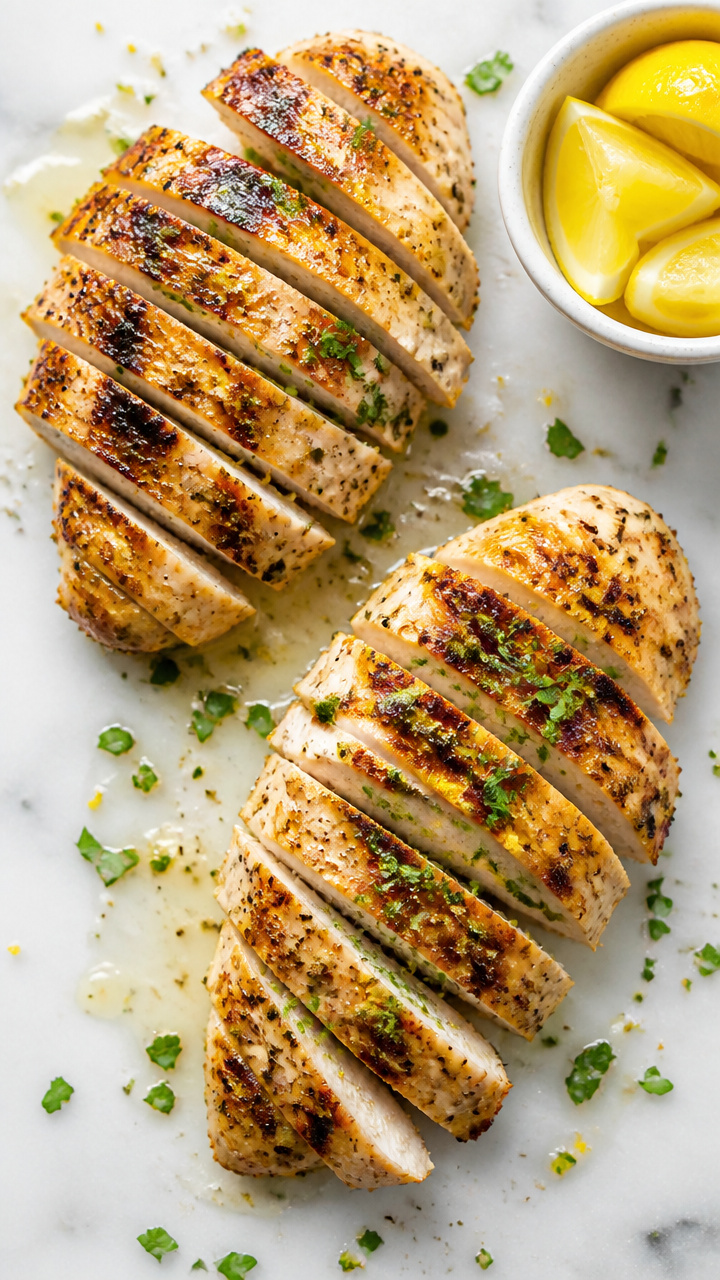 Grilled Lemon Pepper Chicken Breast Meal Prep Recipe