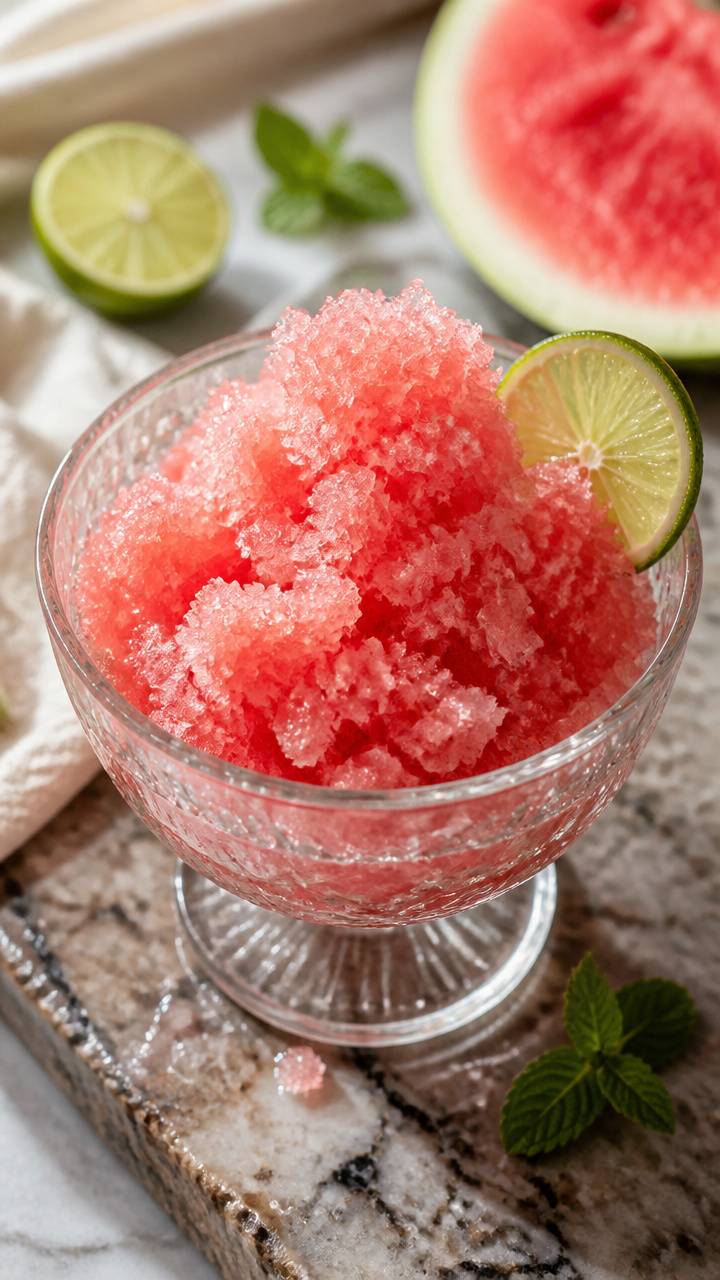 Refreshing Watermelon Granita Recipe For Extreme Summer Heat