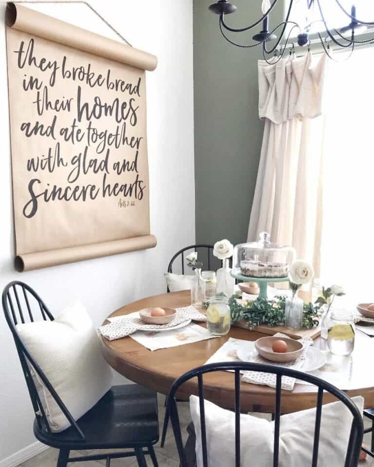 Calligraphy Scroll Sign