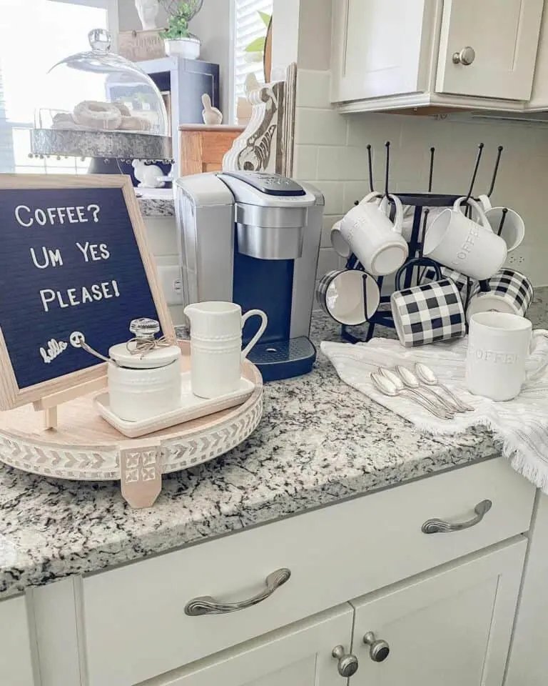 Coffee Station by Window