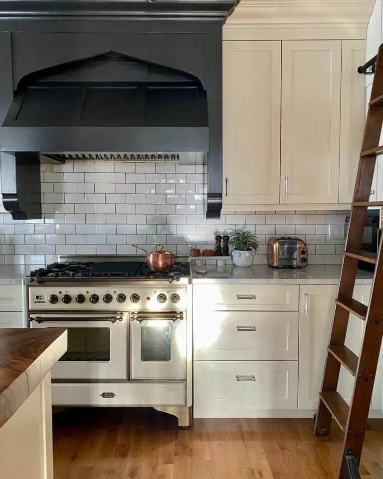Cream Cabinets with Charcoal Vent