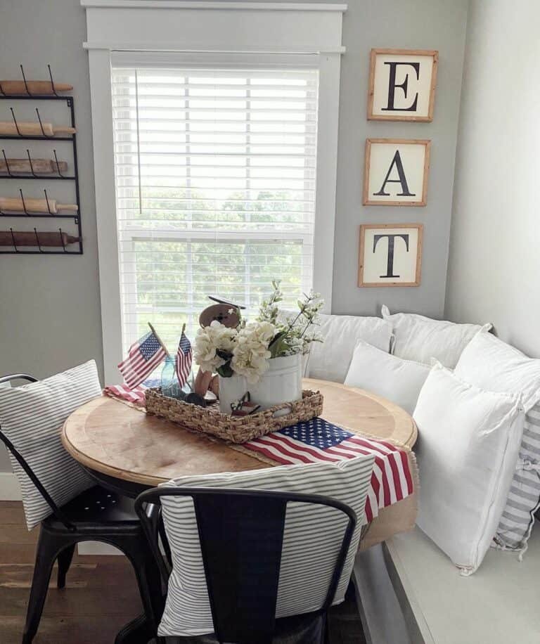 Fourth of July table decor