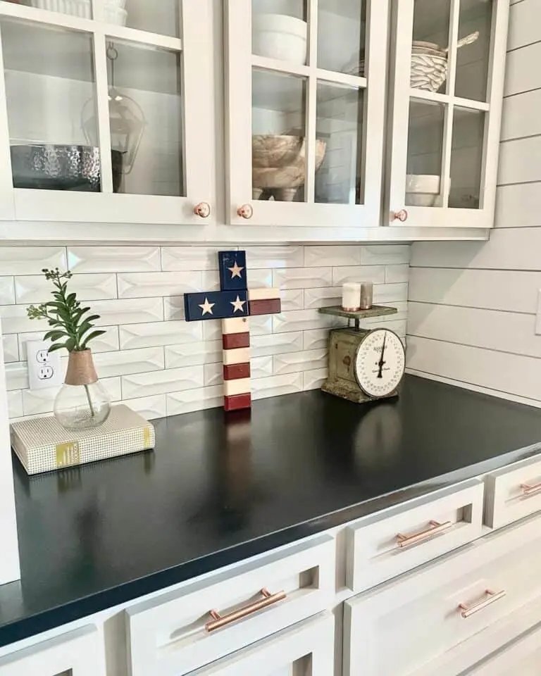 Glass-Front Cabinet Styling