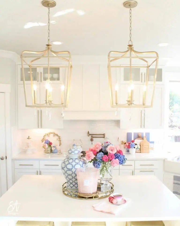 Gold Lantern Pendants