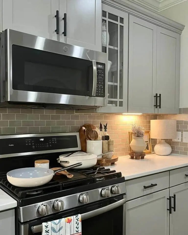 Gray Subway Tile Walls
