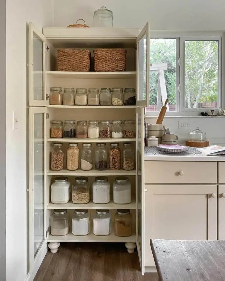 Labeled Jars and Baskets