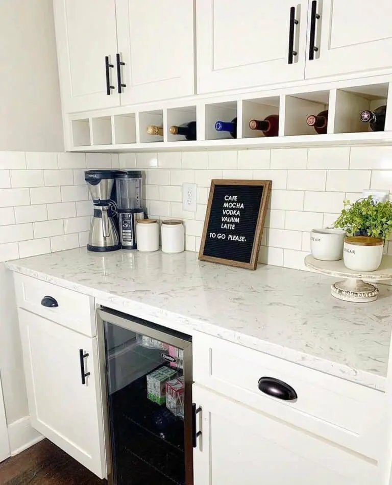 Modern Farmhouse Wine Shelf