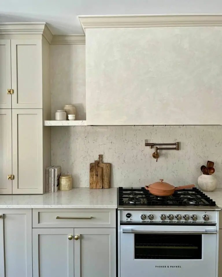 Off-White Range Hood