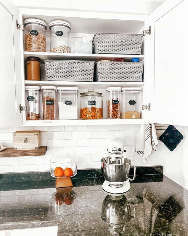 Orange accent storage