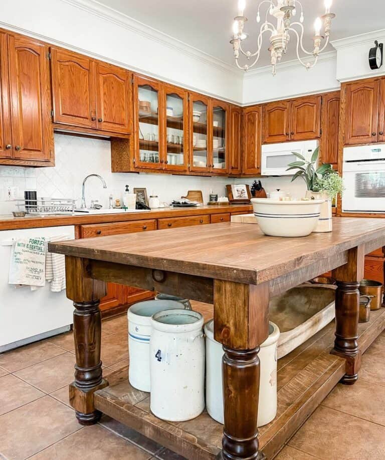 Reclaimed Wood Island
