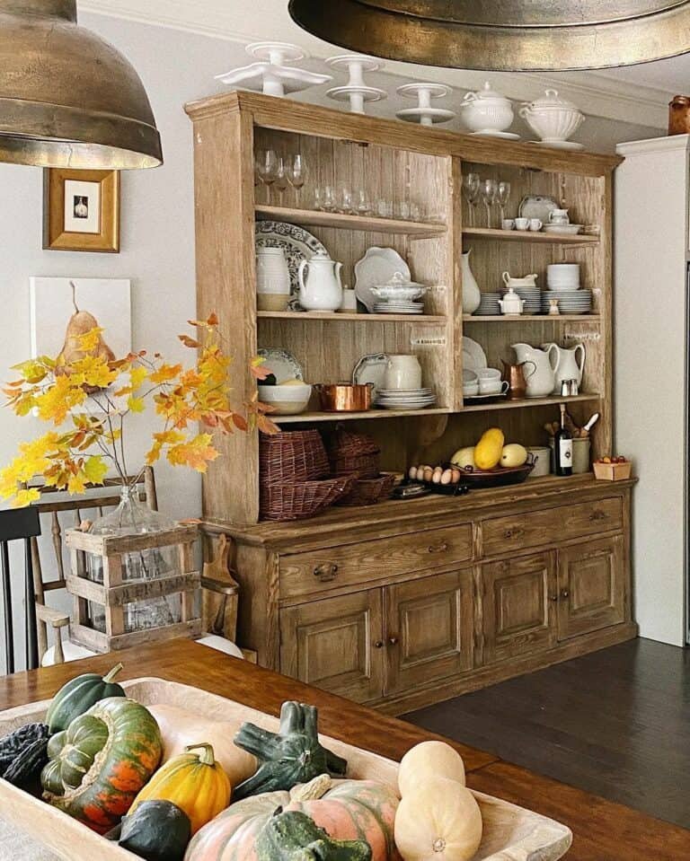 Rustic Wooden Hutch