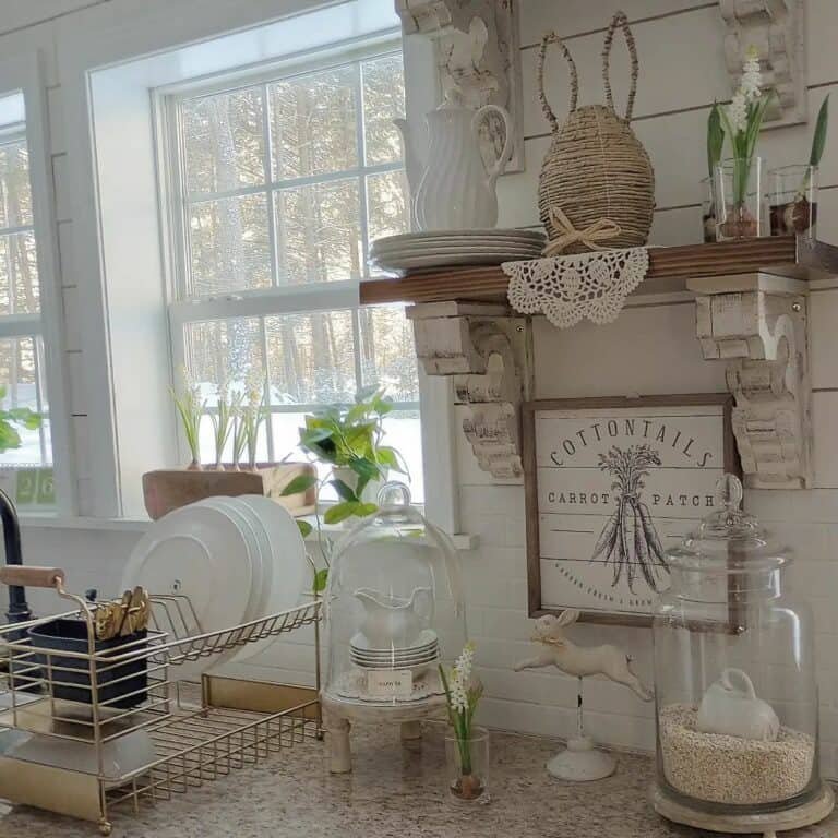 Spring Decor for French Kitchen