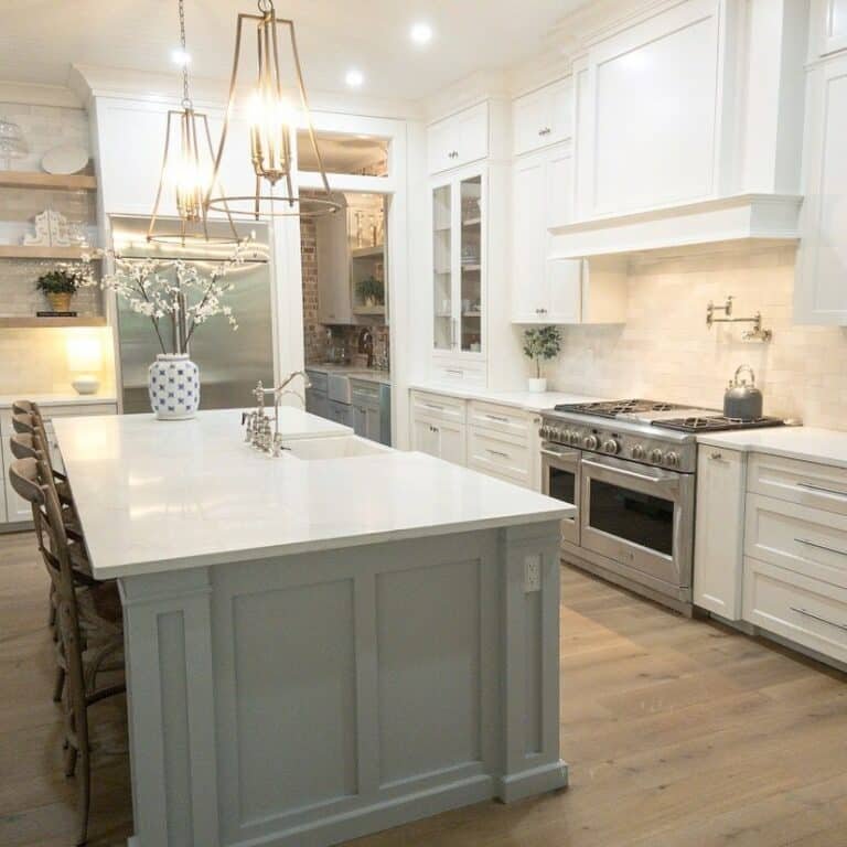 Textured Farmhouse Kitchen