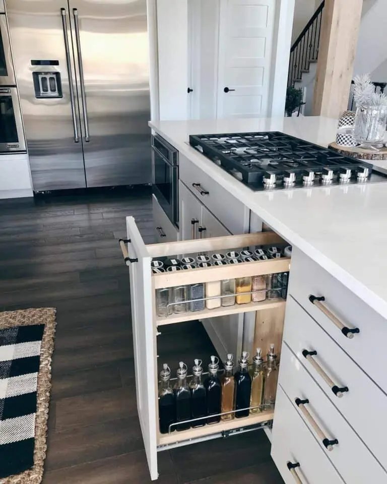 Vertical Drawer for Bottles